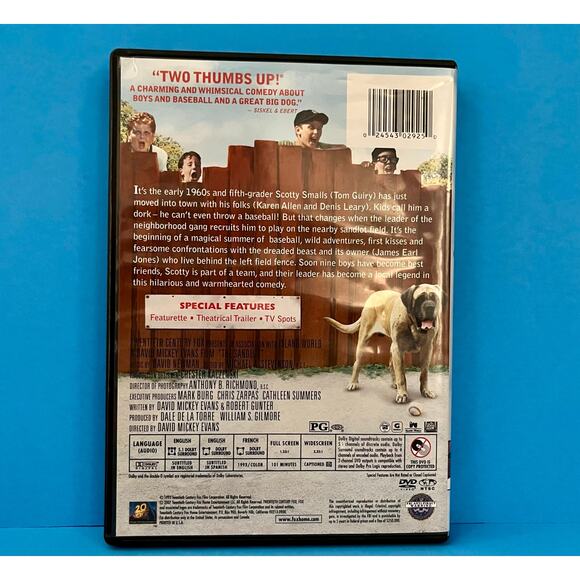 The Sandlot DVD Full Screen  (1993) Family Feature – Classic Baseball Comedy - Picture 2 of 5